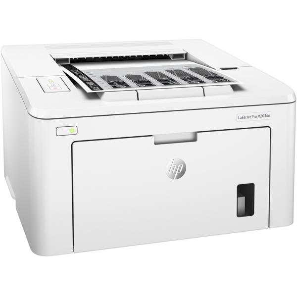 Принтер лазерный HP LaserJet Pro M203dn (G3Q46A), A4, 28стр/мин, 1200dpi, 256MB, LAN, USB2.0, дуплекс, ЖК дисплей, 30000стр/мес