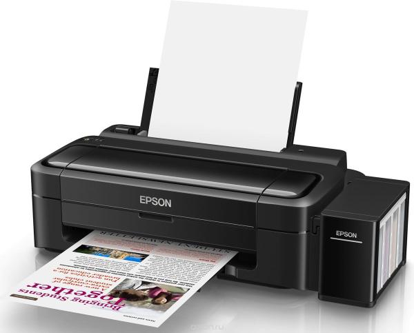 Принтер струйный Epson L132, A4, 5760*1440dpi, 27/15стр/мин, 4 цвета, USB2.0, печать без полей, СНПЧ