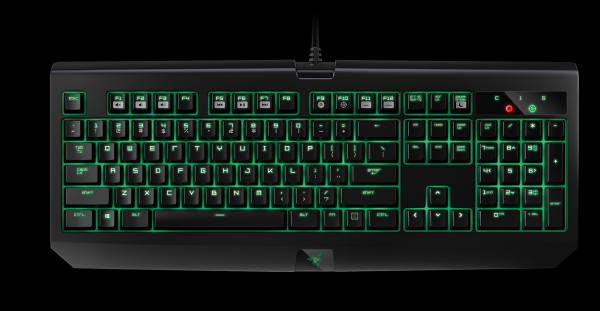 Клавиатура Razer BlackWidow Ultimate 2016, USB, механическая, подсветка, программируемая, USB hub 1*AF, выход на наушники, микрофонный вход, черный