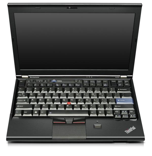 Ноутбук 12" Lenovo ThinkPad X220, Core i5-2520M 2.5 4GB 128GB SSD 1366*768 3*USB2.0 LAN WiFi DP/VGA камера SD 1.5кг W7P черный, восстановленный
