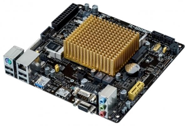 Материнская плата  с процессором ASUS J1800I-C, Intel Celeron J1800 2.4 Dual Core, iHM70, 5ГГц, 2SO-DIMM DDR3 1333, PCI-E x1, HDMI/VGA, SATAII, Звук 7.1, 4USB2.0/USB3.0, LAN, Mini-ITX