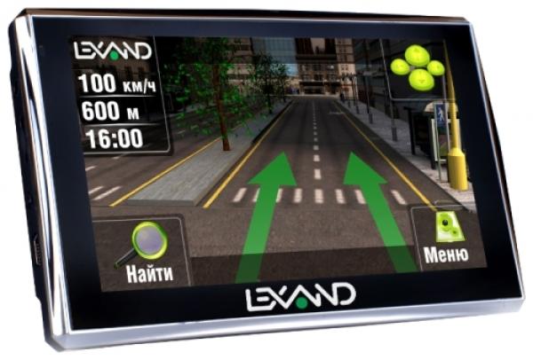GPS/Глонасс навигатор автомобильный Lexand SG-615HD, 4GB, ЖКД 5" 800*480, SD-micro, USB2.0, сенсорный экран, Li-Ion, 4ч, Навител Навигатор 5, 135*85*13мм 180г