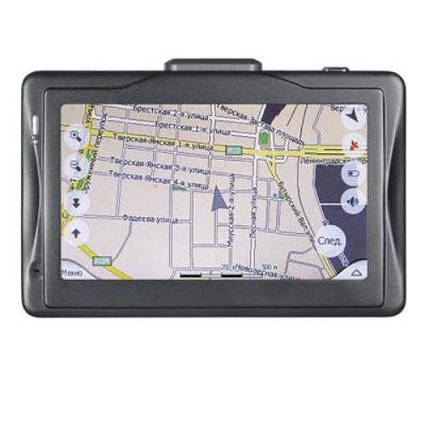GPS навигатор автомобильный Global Navigation GN 4392, 64M, ЖКД 4.3" 480*234, SD, USB2.0, Bluetooth, подсветка, сенсорный экран, Li-Ion, 3.5ч, Навител Навигатор, 83*22*12мм, уценка