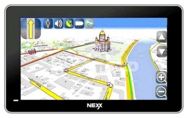 GPS навигатор автомобильный Nexx NNDV-700, 128MB, ЖКД 7" 800*480, SD-micro, USB2.0, Bluetooth, Hands-Free, сенсорный экран, Li-Ion, Навител Навигатор 3.0, 176*114*32мм 148г