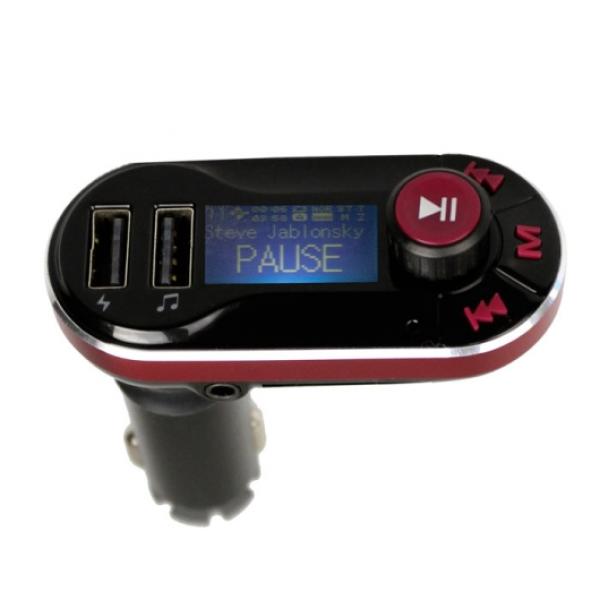 Плеер MP3  с радиопередатчиком для автомобиля Ritmix FMT-A780, MP3/WMA, SD/2*USB2.0, зарядное устройство USB/2.1А/5В, MiniJack, ЖКД, черный