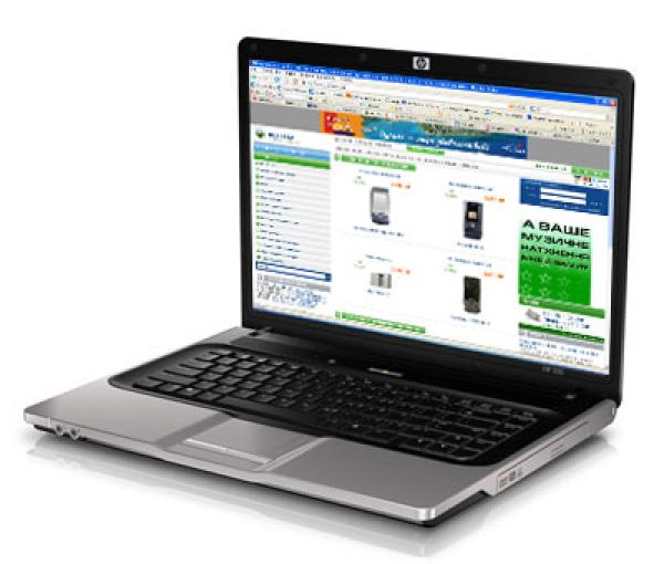 Ноутбук 15" HP 530 (GN797AA), Core Duo 1.66 T2300E 512M DDR2 80G 1280*800 i945GM (iGMA950) DVD-RW PCMCIA 2*USB2.0 Модем LAN WiFi 802.11g VGA 2.7кг DOS