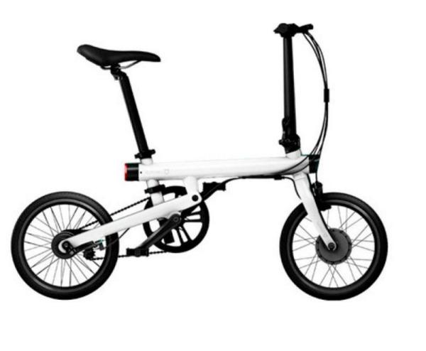 Велосипед электрический Xiaomi QiCycle складной, 250 Вт, 5800 мАч, 20 км/ч, BT, белый