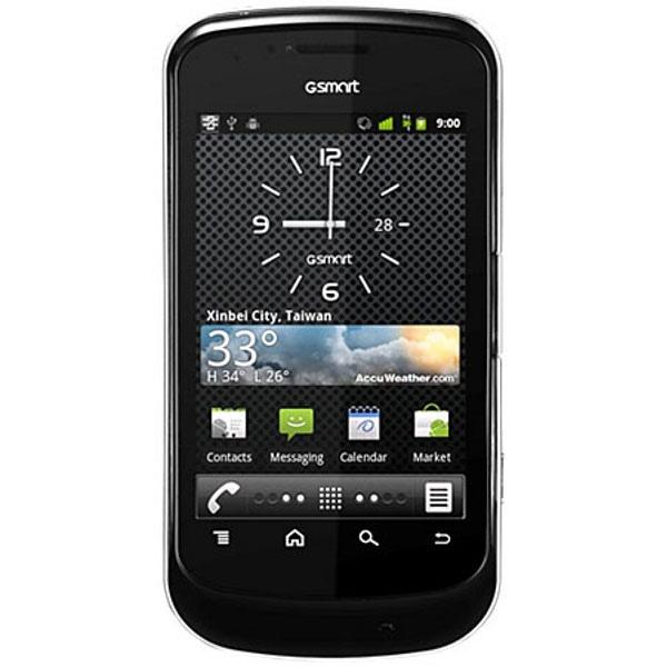 Смартфон 2*sim GIGABYTE G-smart G1345, 1*800МГц, 3.5" 480*320, SD-micro, GSM/3G, GPS, BT, WiFi, G-sensor, радио, камера 5Мпикс, Android 2.3, 63*120*14мм 123г, 115/4.5ч, черный