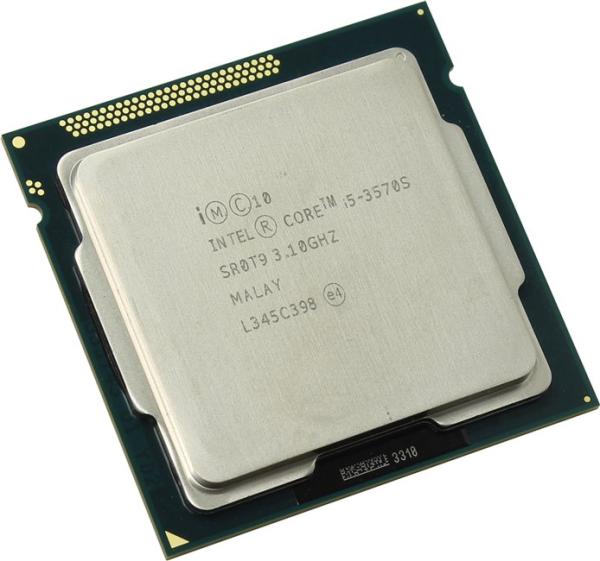 Процессор S1155 Intel Core i5-3570S 3.1ГГц, 4*256KB+6MB, 5ГТ/с, Ivy Bridge 0.022мкм, Quad Core, видео 650МГц, 65Вт