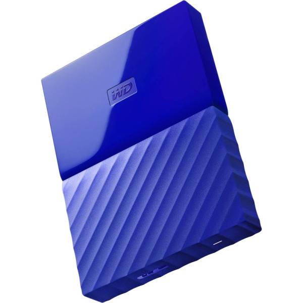 Жесткий диск внешний 2.5" USB3.0 2TB WD My Passport WDBUAX0020BBL-EEU, 5400rpm, microUSB B, синий