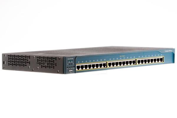 Коммутатор управляемый Cisco Catalyst WS-C2950-24, 24*RJ45 100Мбит/c, L2, 19", Восстановленный