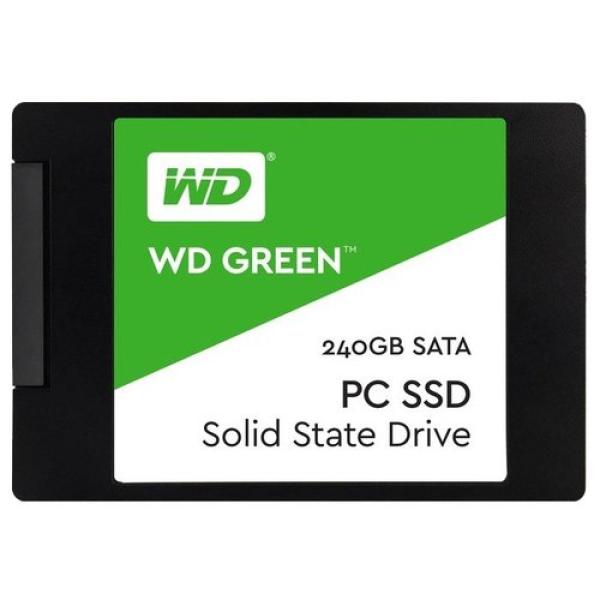Накопитель SSD 2.5" SATA  240GB WD Green (WDS240G1G0A), SATAIII, TLC NAND, 540/465MB/s