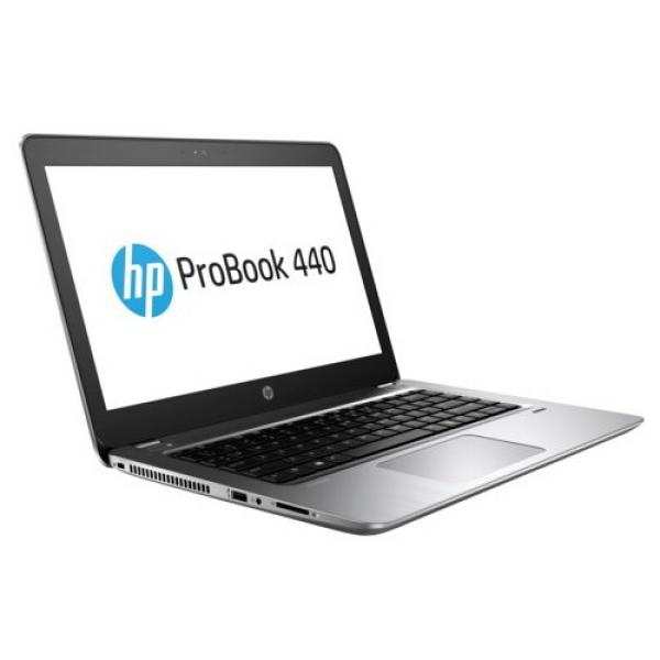 Ноутбук 14" HP ProBook 440 G4 (Y7Z62EA), Core i7-7500U 2.7 8GB 256GB SSD 1920*1080 GT930MX 2GB USB2.0/USB3.0 USB3.1 LAN WiFi BT HDMI 1.7кг W10P серебристый