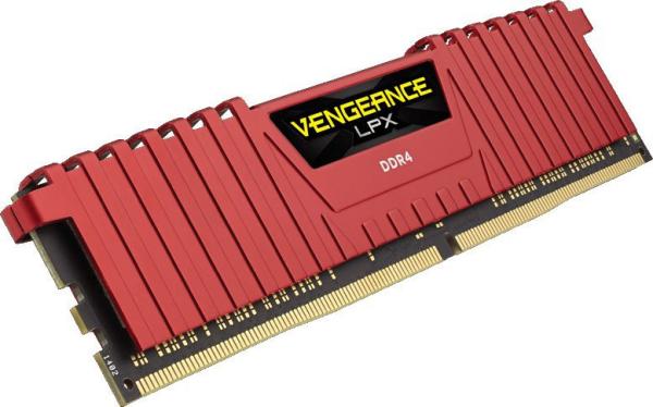 Оперативная память DIMM DDR4  8GB, 2400МГц (PC19200) Corsair Vengeance LPX CMK8GX4M1A2400C16R, 1.2В, retail