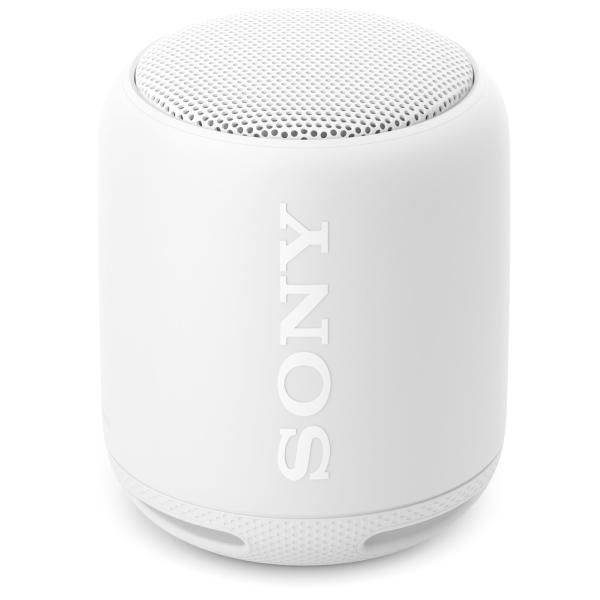 Колонки  Bluetooth  мобильные Sony SRS-XB10B, 20..20000Гц, NFC, USB, MiniJack, влагозащищенный, микрофон, пластик, 75*90*75мм 260г, белый