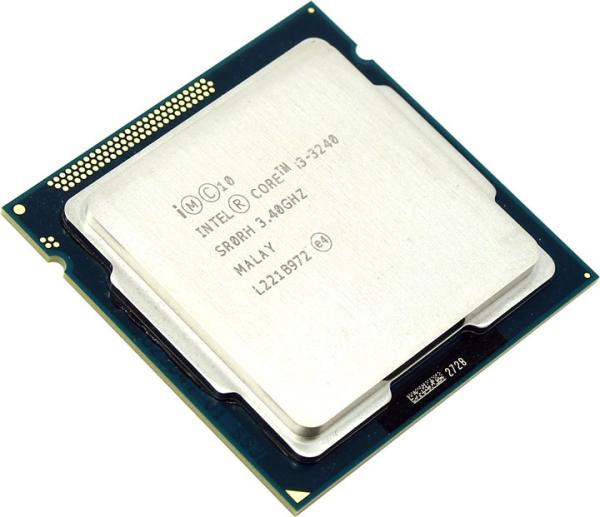 Процессор S1155 Intel Core i3-3240 3.4ГГц, 2*256KB+3MB, 5ГТ/с, Ivy Bridge 0.022мкм, Dual Core, видео 650МГц, 55Вт