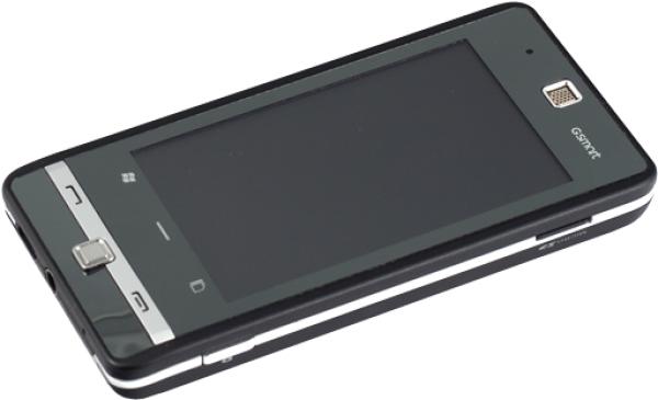 Смартфон 2*sim GIGABYTE G-smart S1205, MT6516 416МГц, 3.2" 240*400, SD-micro, GSM, BT, WiFi, камера 3Мпикс, Windows Mobile 6.5 Pro, 55*111*13мм 115г, 150/4ч, черный