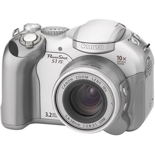 Фотоаппарат цифровой Canon PowerShot S  1 IS, 3Mpix, оптич. стаб., Zoom 10x/3.2x, TFT 1.5", ТВ выход, USB, CF 32M