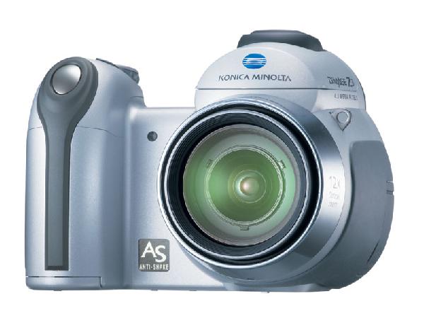 Фотоаппарат цифровой Minolta Dimage Z 3, серебристый, 4Mpix, Zoom 12x/4x, TFT 1.5", Anti-Shake, ТВ выход, USB2.0, SD/MMC 16M