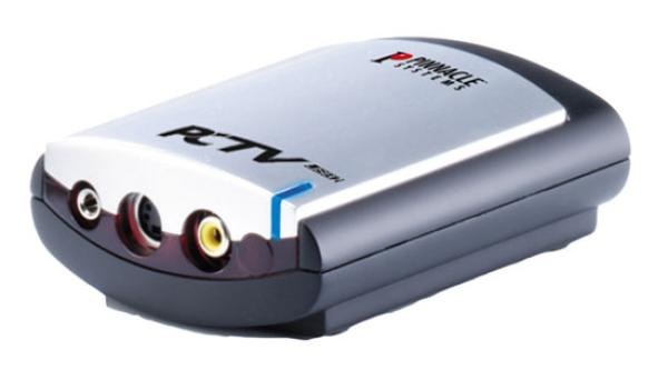 Тюнер ТВ внешний Pinnacle Systems PCTV 100e, USB2.0, ДУ, RCA/S-Video вход, аудио вход