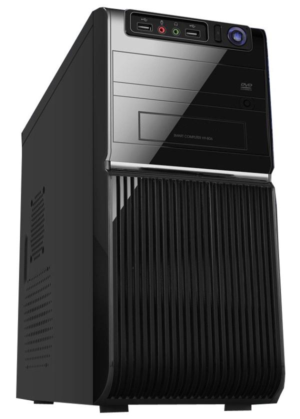 Компьютер РЕТ, Pentium G3260 3.3/ iH81 Звук Видео LAN1Gb/ DDR3 2GB/ 1TB/ mATX 450Вт USB3.0 Audio черный-серебристый