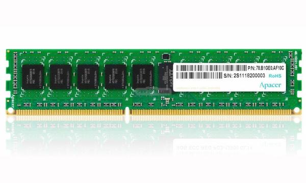 Оперативная память DIMM DDR3  4GB, 1600МГц (PC12800) Apacer AU04GFA60CAQBGC, 1.5В