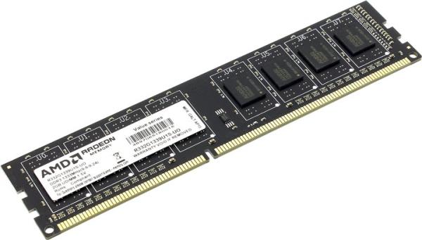 Оперативная память DIMM DDR3  2GB, 1333МГц (PC10600) AMD Radeon R332G1339U1S-UO, 1.5В