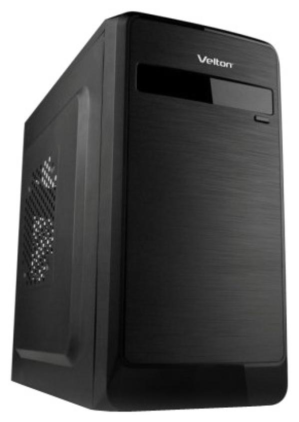 Корпус mATX MiniTower Velton 7809A-D, 400Вт, 2*5.25"+1(0)*3.5", Audio/USB3.0/USB2.0, 0(2) вент., черный