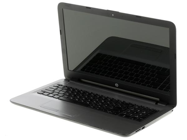 Ноутбук 15" HP 15-ba590ur (1BW48EA), AMD A6-7310 2.0 4GB 500GB 1920*1080 Radeon R4 2*USB2.0/USB3.0 LAN WiFi BT HDMI камера SD 2.04кг W10 серебристый-черный