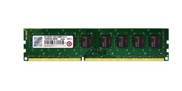 Оперативная память DIMM DDR3 ECC 8GB, 1600МГц (PC12800) Transcend TS1GLK72V6H, 1.5В