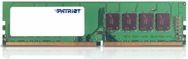 Оперативная память DIMM DDR4  4GB, 2133МГц (PC17000) Patriot PSD44G213382, 1.2В, retail