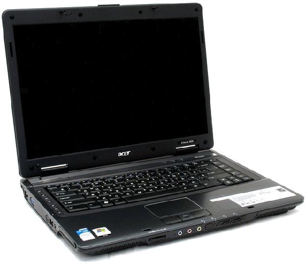 Ноутбук 15" Acer Extensa 5220-100508Mi, C-M 1.86 (540) 512M DDR2 80G 1280*800 glare i965GM DVD-RW PCMCIA EC54 4USB2.0 IEEE1394 Модем LAN1Gb WiFi 802.11g ТВ-выход SD/MMC/MS/MSPro/xD 2.8кг VHB