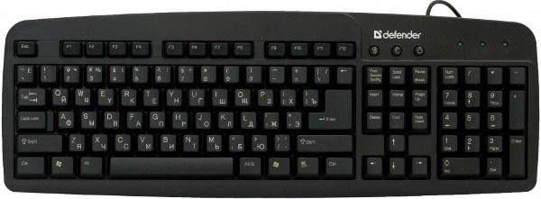 Клавиатура Defender Magellan 920, USB, Multimedia 3 кнопки, черный, 45036