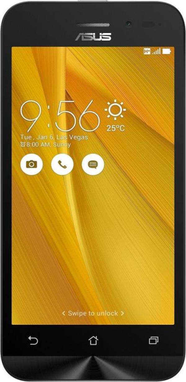 Смартфон 2*sim ASUS ZenFone Go (ZB450KL-1E039RU), 4*1.2ГГц, 8GB, 4.5" 854*480, SDHC-micro, 4G/3G, GPS, BT, WiFi, G-sensor, радио, 2 камеры 8/2Мпикс, Android 6, 67*136.5*11.2мм 135г, желтый