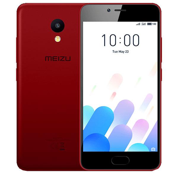Смартфон 2*sim Meizu M5c, 4*1.3ГГц 16GB, 5" 1280*720, SD-micro/SDHC-micro, 4G/3G, GPS, BT, WiFi, G-sensor, 2 камеры 8/5Мпикс, Android 5.1, 70.51*144*8.3мм 135г, красный