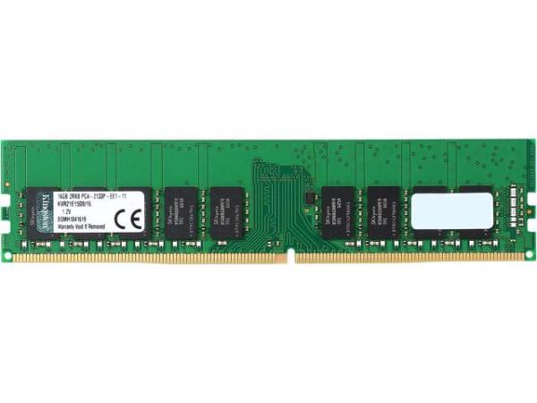 Оперативная память DIMM DDR4 ECC  16GB, 2133МГц (PC17000) Kingston KVR21E15D8/16, 1.2В
