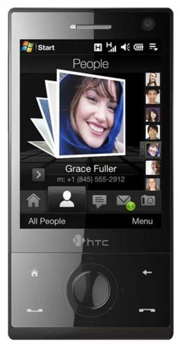 Смартфон HTC Touch Diamond P3700, Qualcomm 528МГц, Flash 4G, RAM 192M, ROM 256M, 2.8" 640*480, EDGE/GPRS/GSM/WCDMA, BT/WiFi, USB2.0, камера 3.2Мпикс, Win.Mob. 6.1, 51*102*11мм 110г, 285/5.5ч