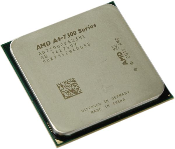 Процессор FM2 AMD A4-7300 3.8ГГц, 1MB, 5000МГц, Richland 0.032мкм, Dual Core, Dual Channel, видео 760МГц, 65Вт