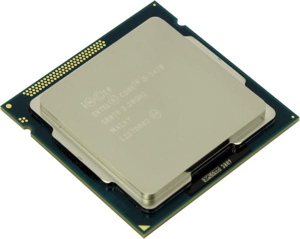 Процессор S1155 Intel Core i5-3470 3.2ГГц, 4*256KB+6MB, 5ГТ/с, Ivy Bridge 0.022мкм, Quad Core, видео 650МГц, 77Вт