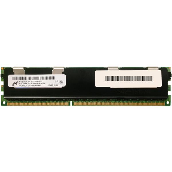 Оперативная память DIMM DDR3 ECC Reg  8GB, 1333МГц (PC10600) Micron MT36JSZF1G72PZ (аналог HP 500662-B21 и 500205-071 и IBM 49Y1397), 1.5В, восстановленная