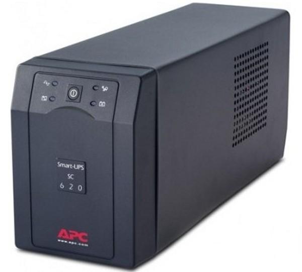 ИБП APC SC 620I Smart-UPS 620VA, выходы 3+1, AVR, фильтр RJ11/RJ45, COM, холодный старт, ПО