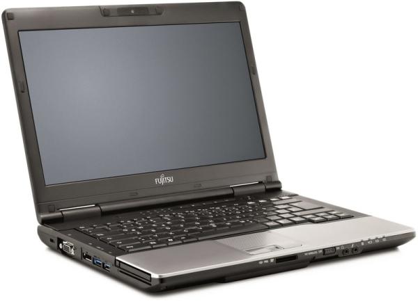 Ноутбук 14" Fujitsu Lifebook S752, Core i3-2328M 2.2 4GB 320GB 1366*768 DVD-RW 3*USB2.0/2*USB3.0 LAN WiFi BT DP/VGA камера 2.2кг W7P черный, восстановленный
