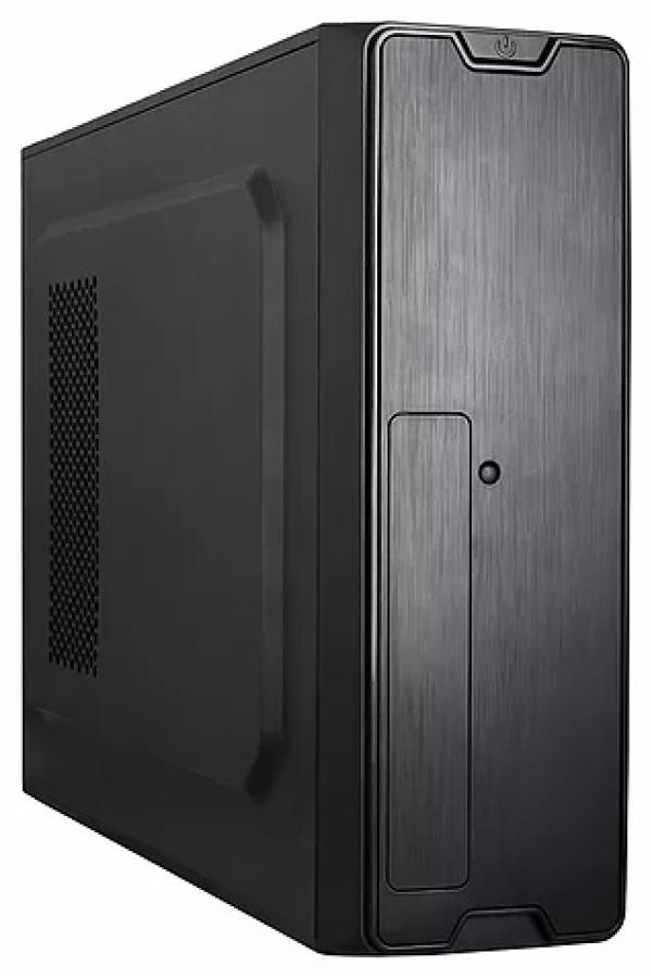 Корпус Mini-ITX Desktop Boost MS-01/M100, 400Вт, 1*5.25" Slim + 0(2)*3.5", Audio/USB2.0, без вентиляторов (1 место), черный