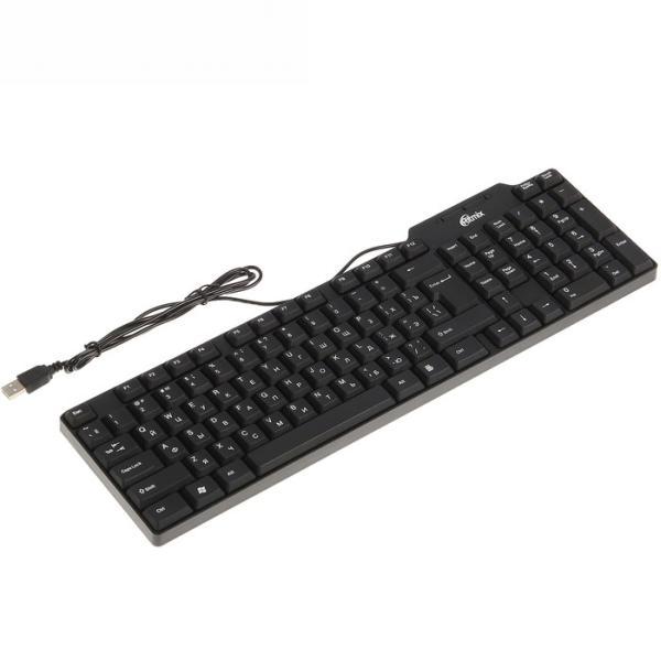 Клавиатура Ritmix RKB-111, USB, влагозащищенная, черный