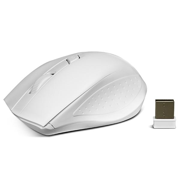 Мышь беспроводная оптическая Sven RX-325, USB, FM 10м, 4 кнопки, колесо, 1000/600dpi, 1*AА, белый