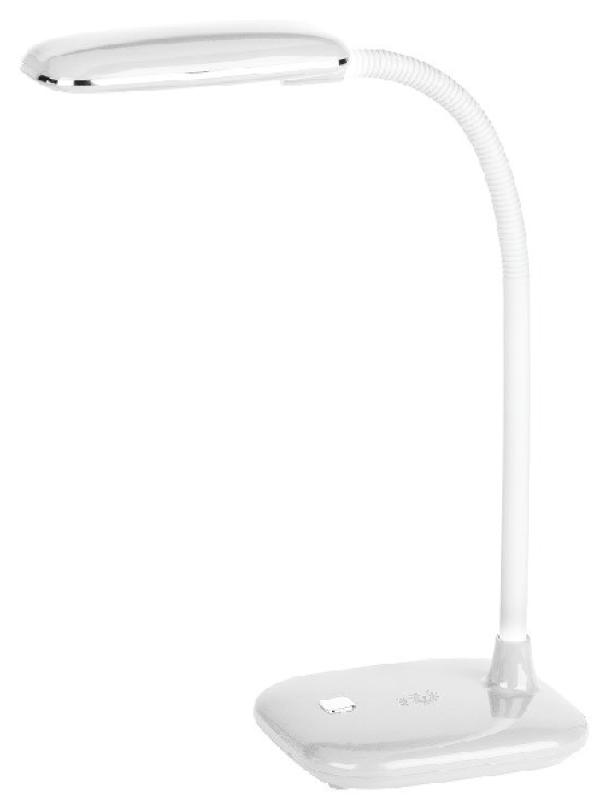 Светильник настольный светодиодный Эра NLED-450-5W-W, белый, 5Вт, 3000K, питание 220В, выключатель на основании