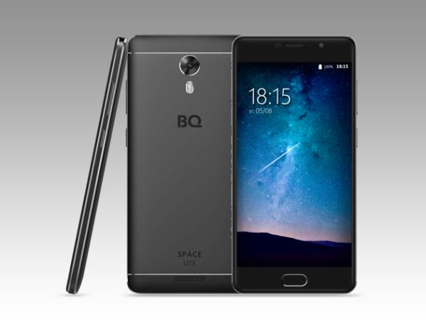 Смартфон 2*sim BQ BQ-5202 Space Lite, 4*1.3ГГц, 16GB, 5.2" 1280*720, SDHC-micro, 4G/3G, GPS, BT, WiFi, радио, 2 камеры 13/8Мпикс, Android 7, 72.5*148.7*9.1мм 162г, черный