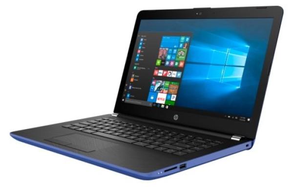 Ноутбук 14" HP 14-bs010ur (1ZJ55EA), Pentium N3710 1.6 4GB 500GB USB2.0/2*USB3.0 LAN WiFi BT HDMI камера SD 2.04кг W10 синий