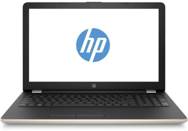 Ноутбук 15" HP 15-bs055ur (1VH53EA), Core i3-6006U 2.0 4GB 500GB USB2.0/2*USB3.0 LAN WiFi BT HDMI камера SD 1.92кг W10 золотистый-черный