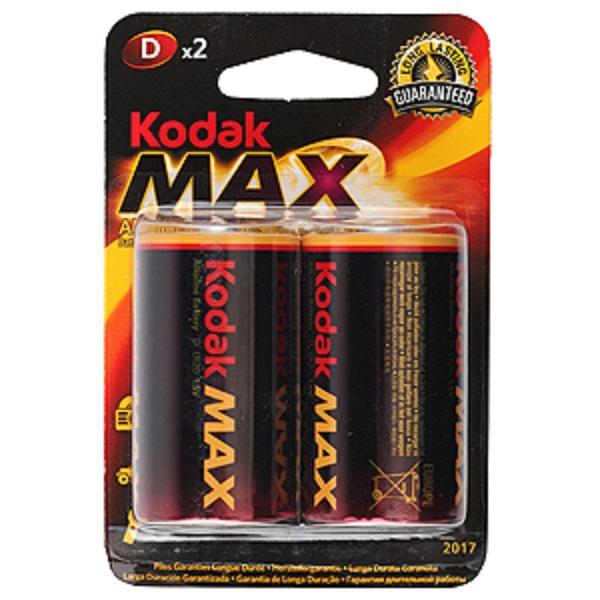 Батарейка D (LR20) Kodak, алкалиновая, 1.5В, 1шт ????